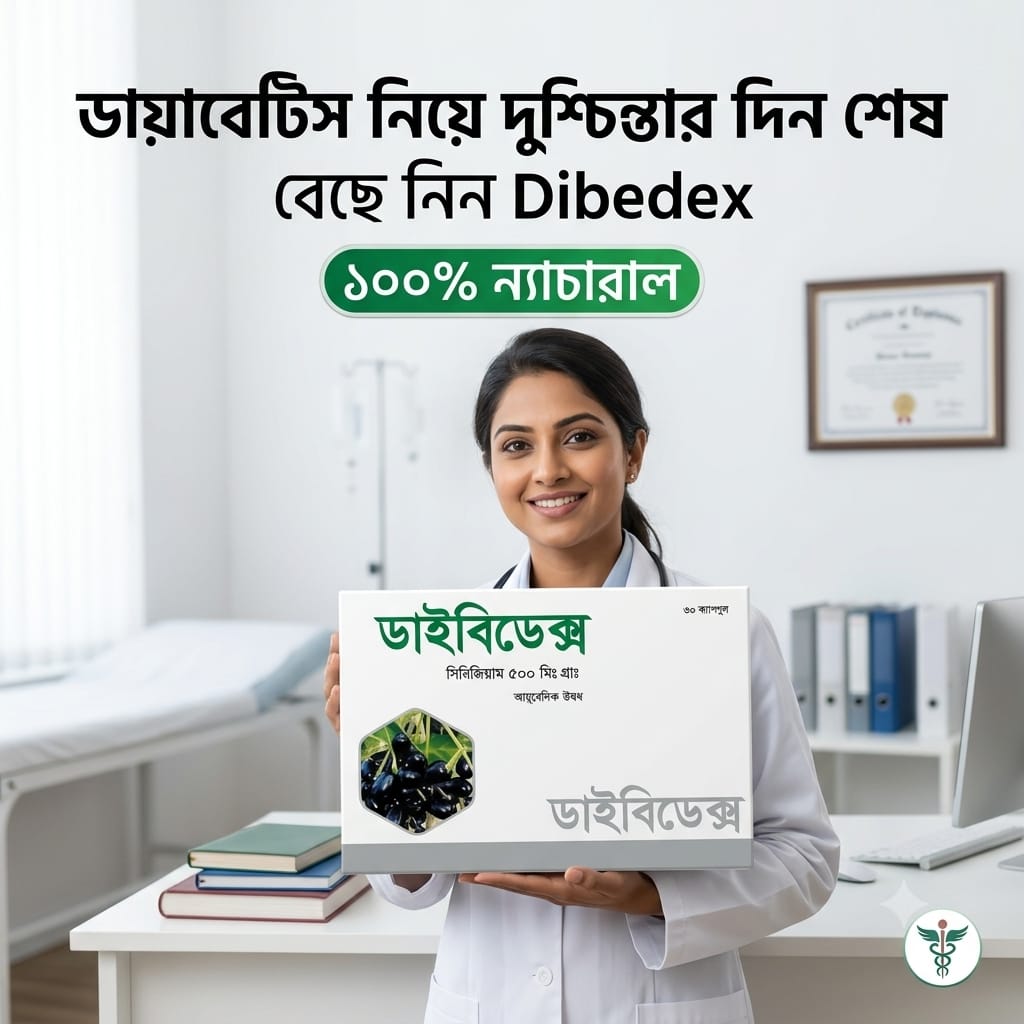আপনি কি ডায়াবেটিস নিয়ে দুশ্চিন্তায় আছেন তাহলে এই Dibedex আপনার জন্য