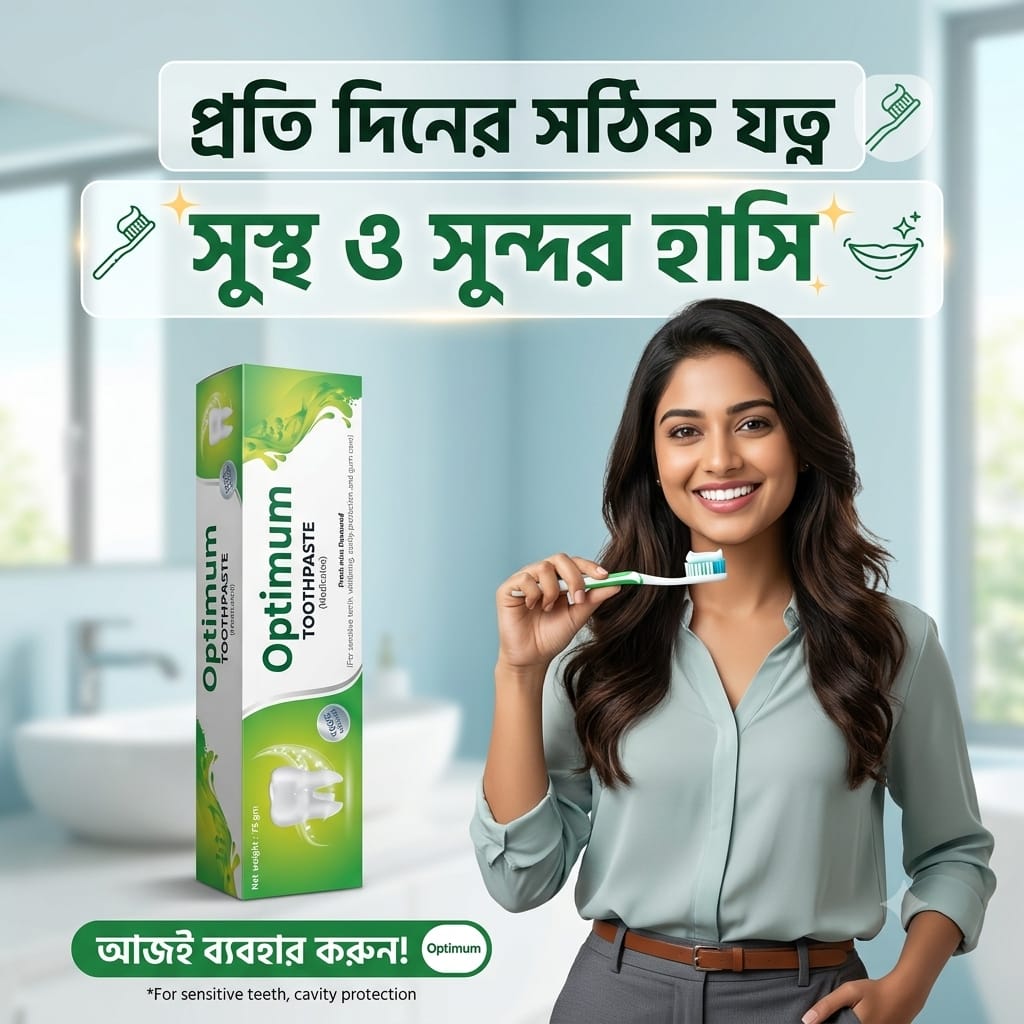 đώ Optimum Medicated Toothpaste-â
āϏāϤā§āĻ āύāĻŋāĻāĻļā§āĻŦāĻžāϏ āĻĒā§āϰāĻĻāĻžāύ āĻāϰ⧠â
āĻā§āώāϤāĻŋāĻāĻžāϰāĻ āĻā§āĻŦāĻžāĻŖā§ āĻĒā§āϰāϤāĻŋāϰā§āϧ⧠āϏāĻšāĻžāϝāĻŧāĻ - Image 2